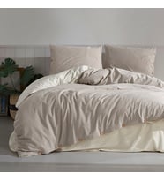 Macas Home Tezza %100 Pamuklu İpliği Boyalı Yıkamalı Tek Kişilik Nevresim Takımı 160*220