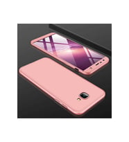 Samsung Galaxy J4 Plus Uyumlu Kılıf Zore Ays Kapak (Rose Gold Altın)