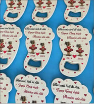 kişiye özel bebek ayağı açacak magnet 20 adet