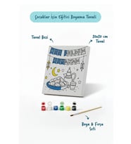 Ramazan Eğitici Boyama Seti Hoş Geldin Ramazan Sofrası (Şövalesiz)