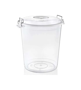 Plus Şeffaf Bakliyat Kovası 50 Litre Royaleks-ASD173