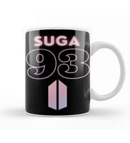 Bts Suga 93 Logo Kupa Bardak Porselen