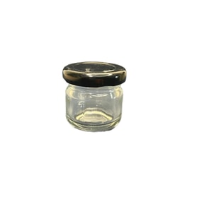 40ml şeffaf cam konserve kavanozu siyah kapaklı, 24 adet, cam kavanoz, konserve kavanozu, reçel kavanozu, bal kavanozu, saklama kavanozu