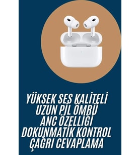 Yeni Nesil Pro Bluetooth Kulaklık Android ve İOS Uyumlu Dokunmatik Kontrol