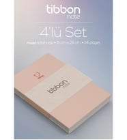 Tibbon Note Maxi Defter Dikişli 4 Lü Set