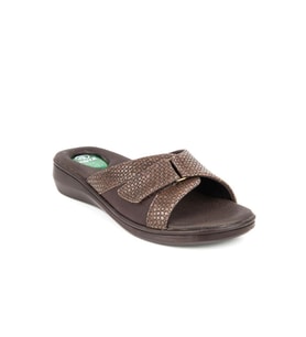 Muya Valdes 32201-004 Topuk Jelli Anatomik Taban Kadın Terlik Kahve 36-40 (Kahverengi)