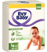 Evy Baby Bebek Bezi Beden:4 (7-14KG) Maxi 84 Adet Süper Fırsat Pk