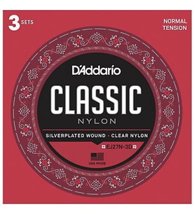 D'Addario EJ27N-3D Classics Serisi Klasik Gitar Tel Seti (4/4 Ölçek - Normal Tension)