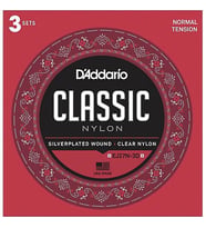 D'Addario EJ27N-3D Classics Serisi Klasik Gitar Tel Seti (4/4 Ölçek - Normal Tension)