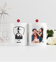 BK Gift Kişiye Özel Babalar Günü Hediyesi Fotoğraflı Kupa Bardak-12 (Beyaz)