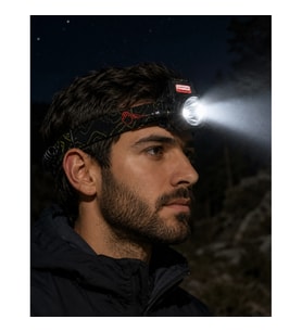 Şarjlı Sensörlü LED Kafa Lambası 30W Zoom Özellikli Güçlü Aydınlatma