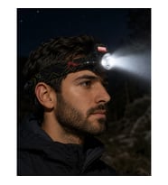 Şarjlı Sensörlü LED Kafa Lambası 30W Zoom Özellikli Güçlü Aydınlatma