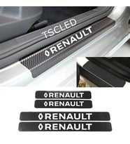 R naulet Karbon Kapı Eşiği Kaplama Sticker (4 Adet) zz193