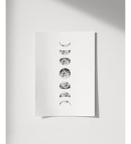 Çerçevesiz Poster Göksel Ritim (Çok Renkli)