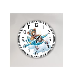 bilge Tasarım Çocuk Odası Duvar Saati 30 x 30 CM (Karışık)