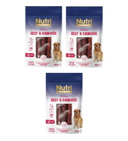 Nutri Canin Rawhide Sığır Etli Köpek Ödülü 80 gr. x 3 Adet