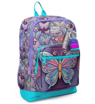 Coral High Pastel Renkli Kelebek Desenli Okul Sırt Çantası 33206