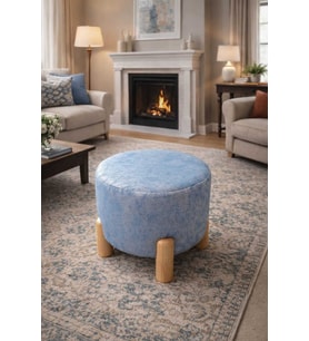 Kardelen Blue Soft Puf