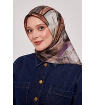 Kristal Eşarp - 06087 (Gri)