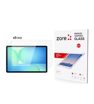 Samsung Galaxy Tab S10FE Plus Uyumlu Zore 5in1 Tablet Temperli Cam Ekran Koruyucu