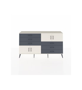 Arges Konsol 2 Raflı 6 Çekmeceli 4 Kapaklı 176x30x99 Aytaşı-Aytaşı/Antrasit