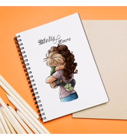 Anne Çocuk Tasarımlı Defter Kişiye Özel