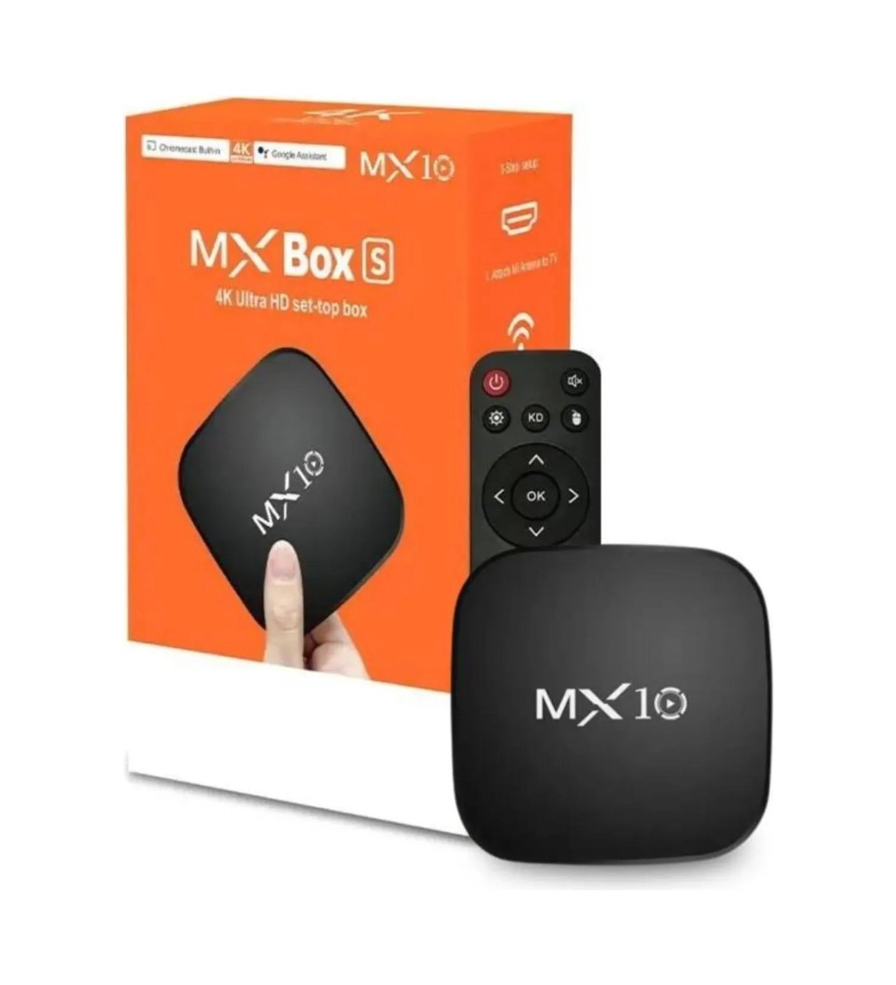MX BOX M1X0 Taşınabilir Medya Oynatıcı 2.4G Wifi Bağlantılı 4K