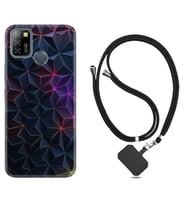 INFINIX Smart 4 5 6 Zero 8 S5 Pro Kılıf Boyun Askılı Silikon Renkli Prizmalar 1783