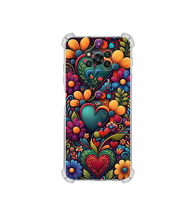 PrintiFy Poco X3 Nfc ile Uyumlu Düşlerin Dansı Serisi Çiçeklerin Dansı Tasarımlı Uv Baskılı Köşe Korumalı Antişok Kılıf