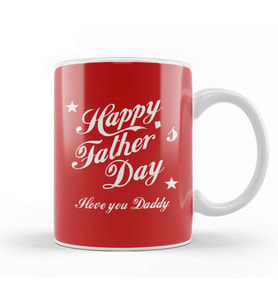 Fathers Day Happy Fathers Day I Love You Daddy Kupa Bardak Porselen