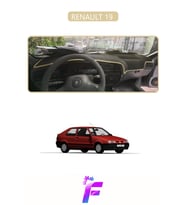 RENAULT 19 Uyumlu Torpido Örtüsü Yansıma Önleyici Tam Koruma Hızlı ve Kolay Montaj J37