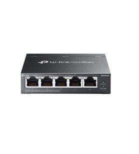 TP-LINK OMADA ES205GP 5 Port Gbit 4 Port Poe 65W Desktop Yönetilebilir Çelik Kasa Switch