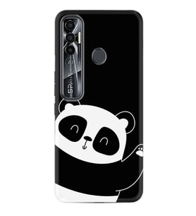 Tecno Spark 7 Pro Kılıf Silikon Desen Özel Seri Bay Bay Panda 1784