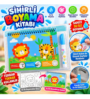 Mey İthalat® BK010-BK003 SİHİRLİ BOYAMA KİTABI