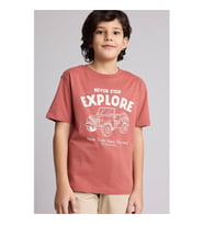 Defacto New Regular Fıt Bordo Erkek Çocuk T-Shirt G7471A8/BR480