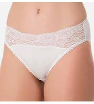 İmer Bayan Dantelli Modal Slip Bikini Külot 4266 (Beyaz)