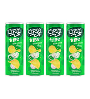 Cipso Tube Eksi Krema ve Sogan Aromalı Cips 160 gr x 4 Adet