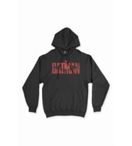 The Batman Baskılı Siyah Sweatshirt Hoodie