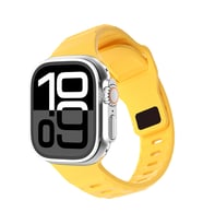 Lexroo Watch 10 42mm KRD-160 Silikon Kordon Strap Kayış - Sarı