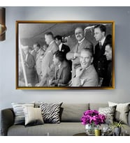 Altın Çerçeveli dekoratif tablo a1883 (Gold)