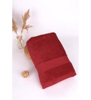 %100 Pamuk 70x140 Banyo Havlusu (Bordo)