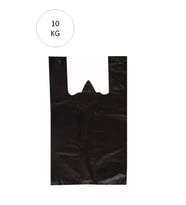 Siyah Atlet Poşet Orta Boy 29x50 cm Takriben 850 Adet 10 Kg