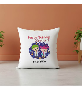 Fen Ve Teknoloji Öğretmeni Yastık