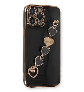 Iphone 13 Kılıf Esila Silikon - Siyah