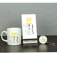 Ortopedi Teknikeri Üçlü Set (Kupa + Telefon Standı + Anahtarlık)