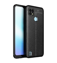 Realme C21 Kılıf Auto Focus Kapak - Siyah