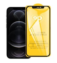 ALLY İPhone 12/12 Pro 6.1 9D Full Glue Tempered Cam Ekran Koruyucu-(5775) - SSSSSS1810-9032