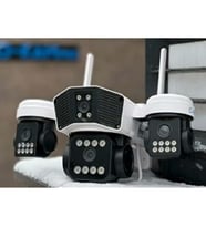 O-KAM OK-206 Plusw 4x3 MP 12 MP Wi-fi Model 4 Kameralı 1 PTZ Akıllı Kamera Beyaz