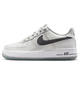 Nike Air Force 1 AF1 GS Leather Unisex Sneaker Hakiki Deri Reflektörlü Günlük Spor Ayakkabı Gri