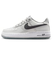 Nike Air Force 1 AF1 GS Leather Unisex Sneaker Hakiki Deri Reflektörlü Günlük Spor Ayakkabı Gri